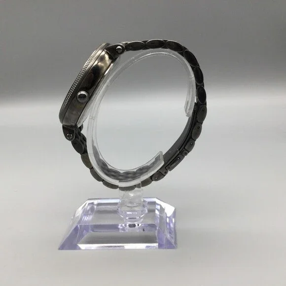 Fossil Heather Women Watch 42mm Silver Tone ES3137 Gray Dial New Battery 6.25" - Picture 3 of 13